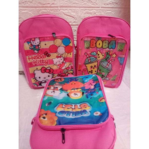 ransel anak karakter, tas paud cewek, ransel TK cewek