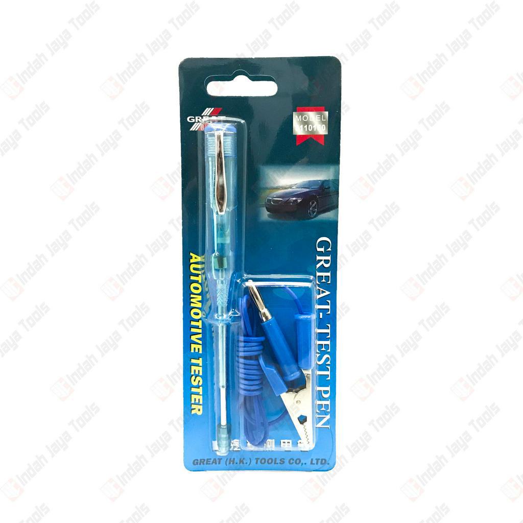 GREAT Tespen DC Kabel Test Pen - Tes Aki Auto Voltage Tester Alat Ukur