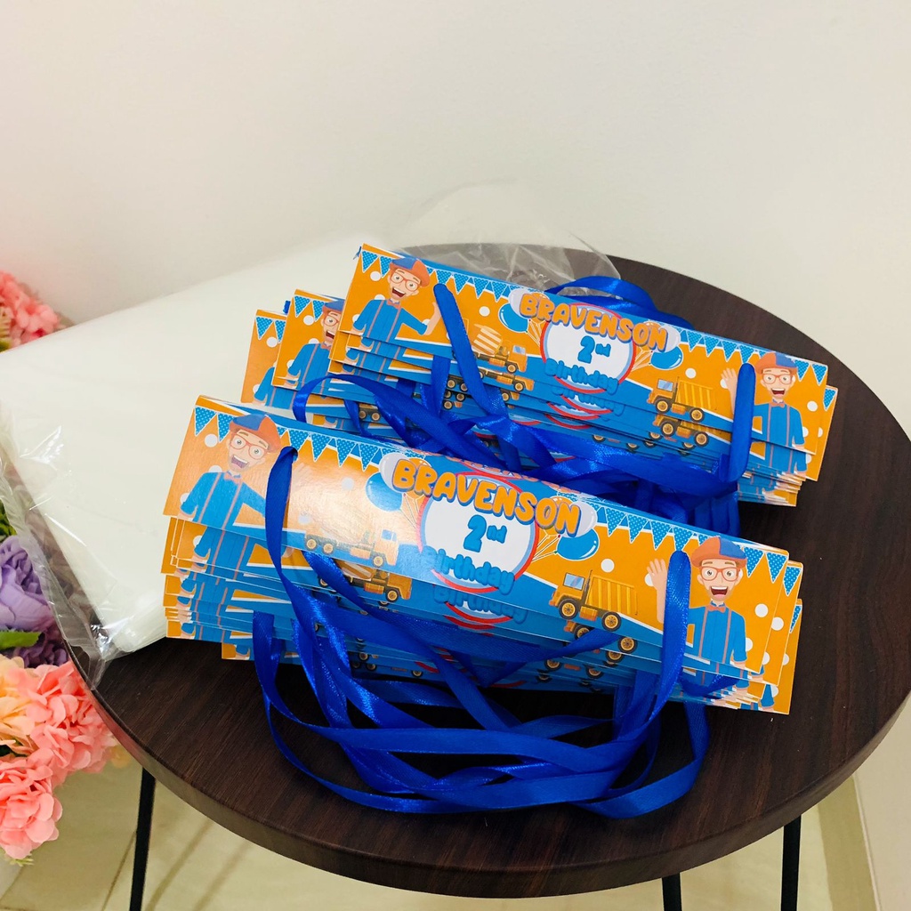 

Belipihh Label Kantong Snack Goodie Bag Birthday / Kantong Souvenir Hampers Ulang Tahun