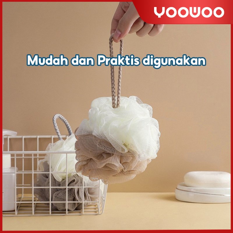 Sponge mandi / Shower Puff  / Sponge Busa Bagus /Spons Mandi Pendek