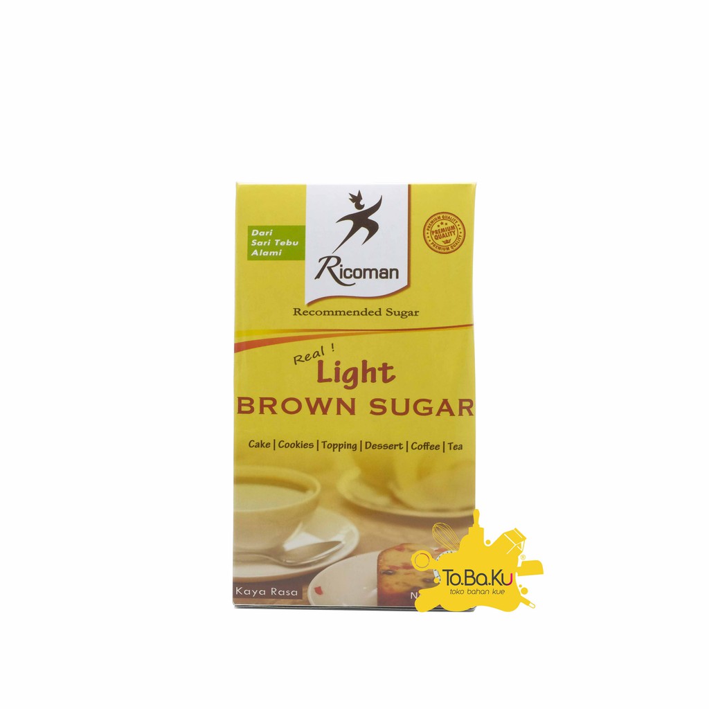 Ricoman Light Brown Sugar 500gr