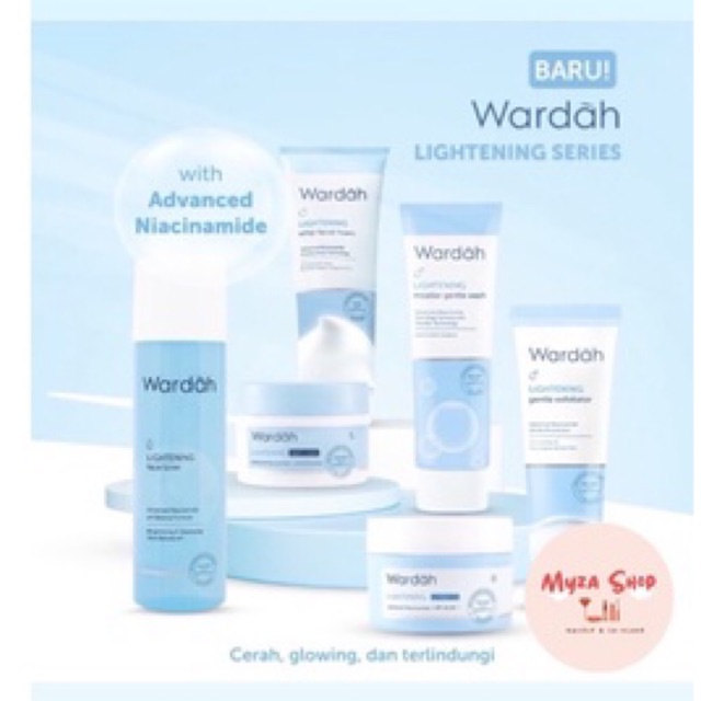 WARDAH Lightening Series. Skincare Wardah Mencerahkan - Wardah Face Wash Lightening - Wardah Serum L