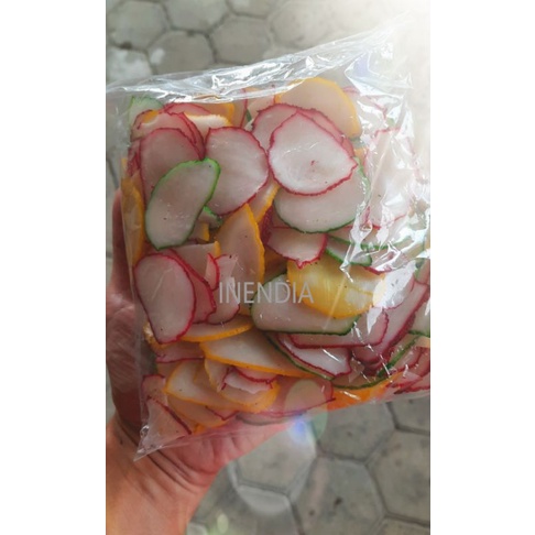 

Kerupuk Bawang/Kerupuk Bawang mentah/Kerupuk bawang warna-warni