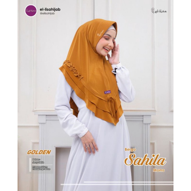 Hijab Ellisa Sahila Mom / Hijab Jersey / Hijab Dewasa