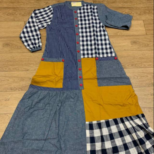 Gamis katun syaina s-mut