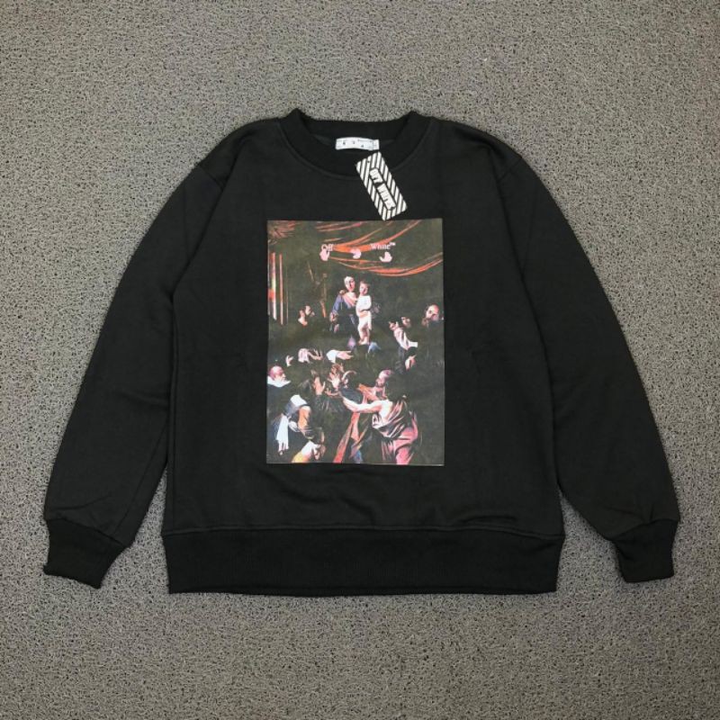 SWEATER CREWNECK OFF WHIDE PREMIUM FULL TAG