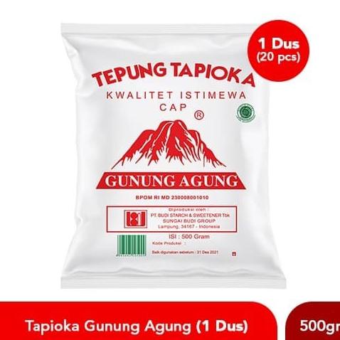 

[COD] Paket Tapioka cap Gunung Agung Merah (Rose Brand) 500 Gram (1 Dus) [COD]