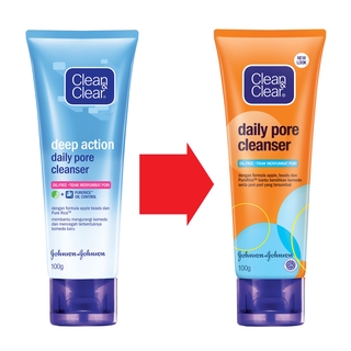 Clean & Clear Daily Pore Cleanser Sabun Cuci Muka Pembersih Wajah