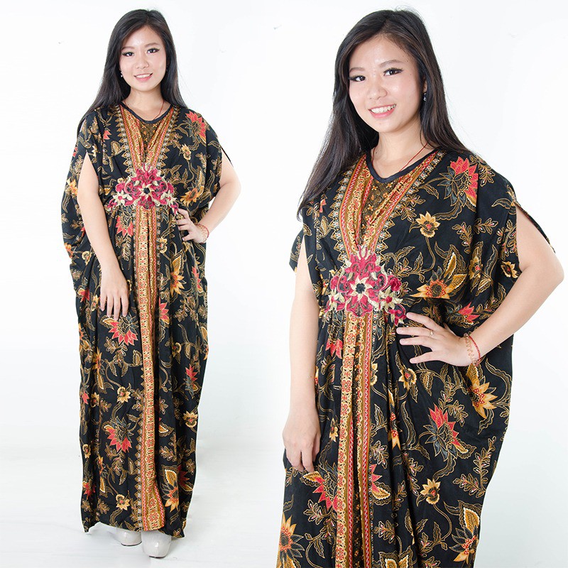 SB Collection Dress Maxi Briana Longdress Kaftan Gamis Jumbo Batik Wanita