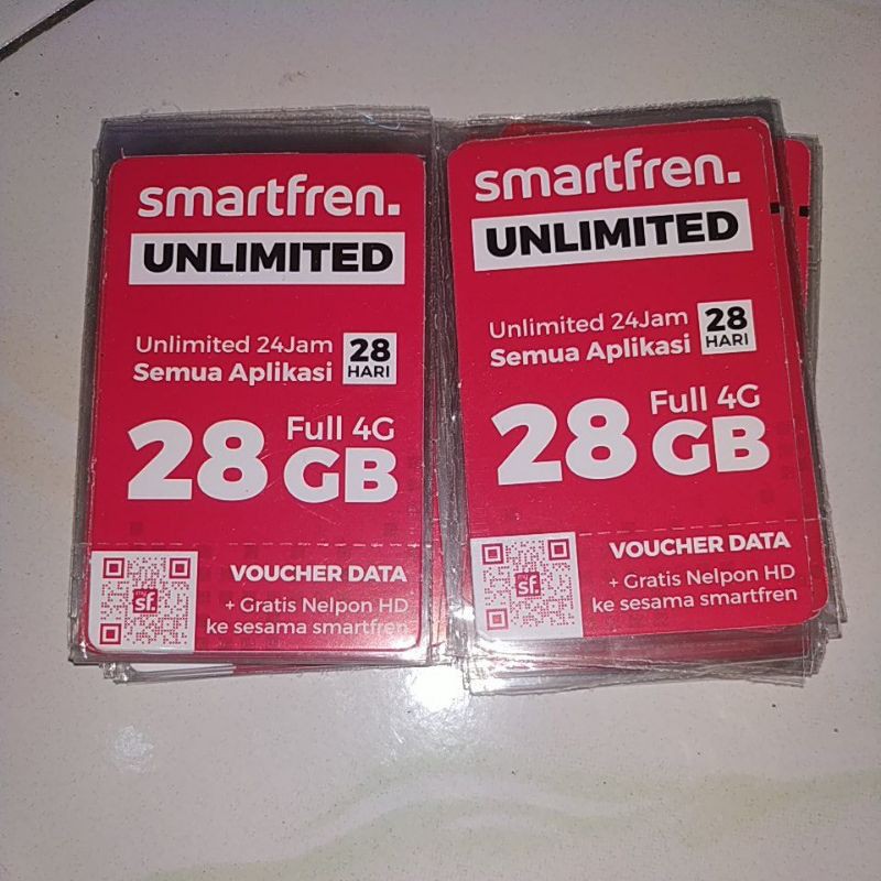 Smartfren unlimited 28 hari fup 1 GB per hari via chat