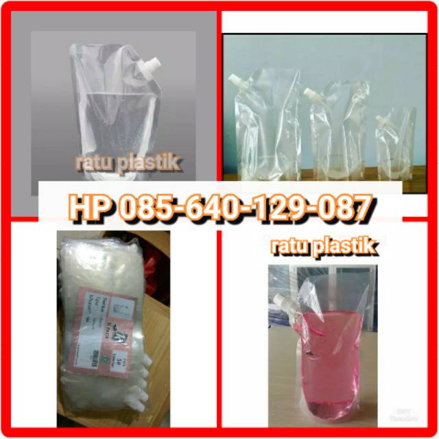 Standing Pouch with Spout Pack + Tutup Ulir 250 ml 12 x 16