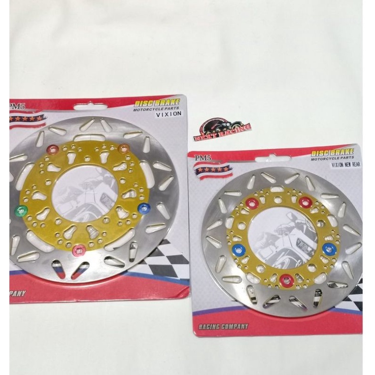 &lt;Promo&gt; piringan set vixion depan belakang monel vixion new-old-nvl-nva-dll