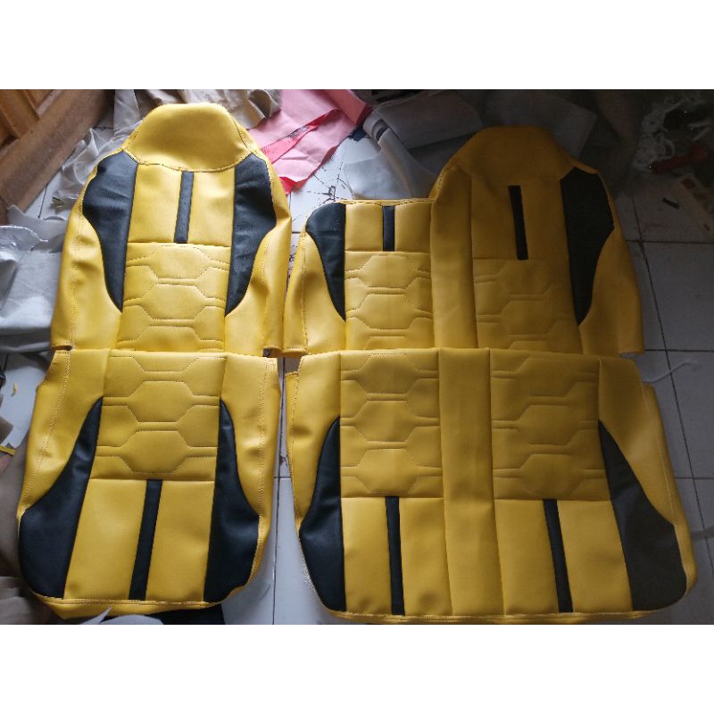 sarung jok mobil truk elf macan