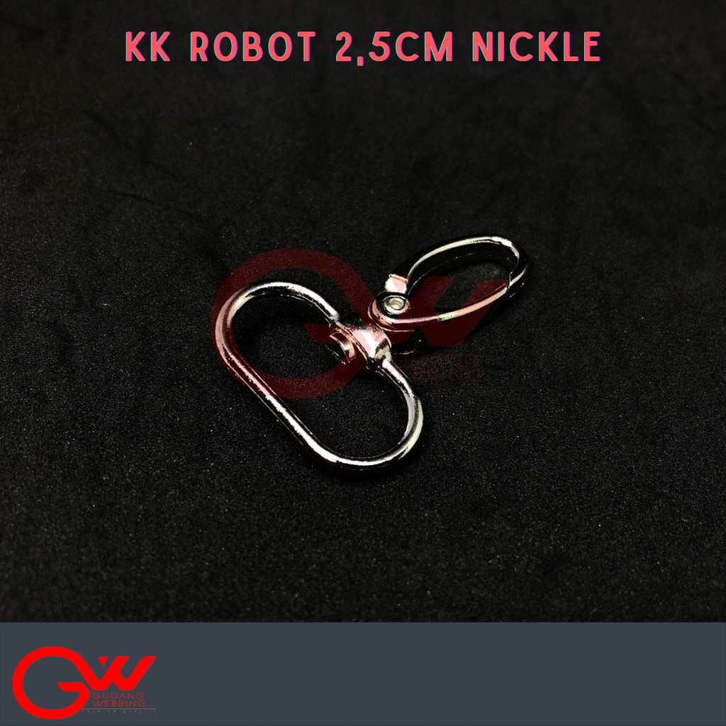 Kew Kew 2,5mm Besi | Cantolan Besi 2,5cm | Robot 2,5cm Nickel