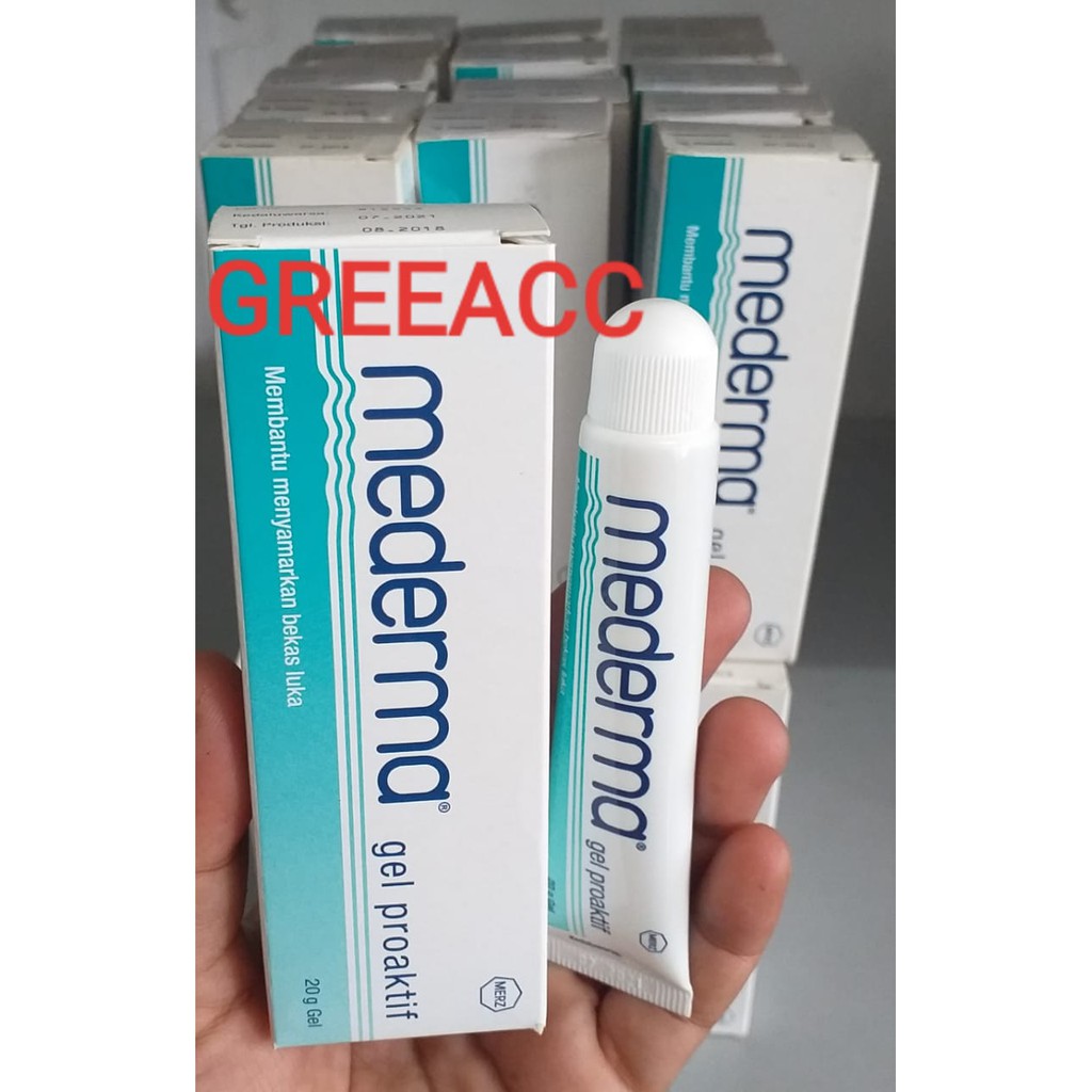 Mederma Gel Proaktif 20 penghilang bekas luka 20gr gram gr Maderma