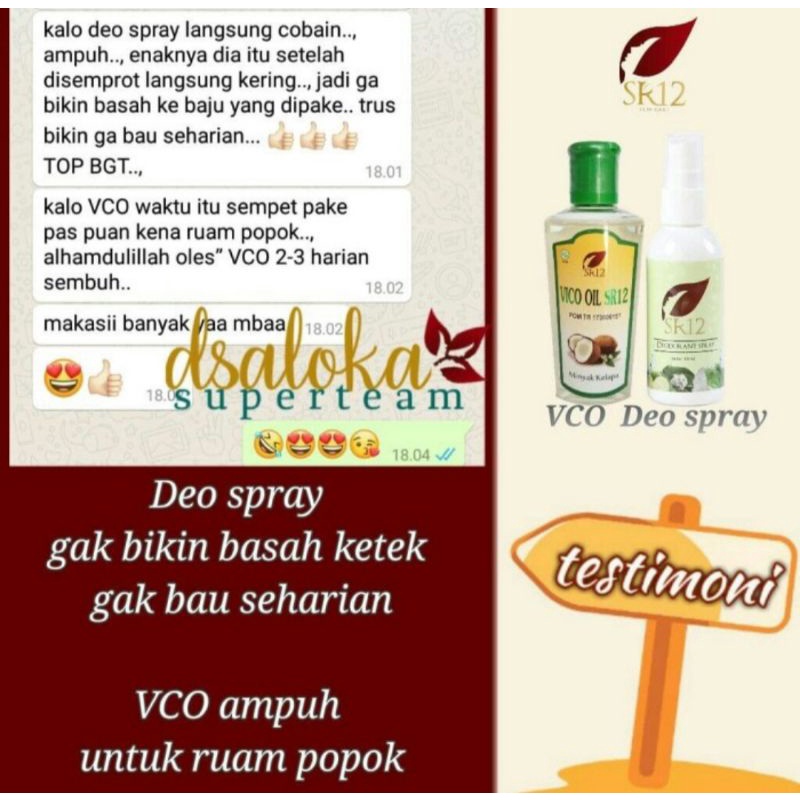 Tawas deodorant SR12 HERBAL SKINCARE BPOM Kapur sirih Penghilang bau badan ampuh menghilangkan ketiak hitam secara alami