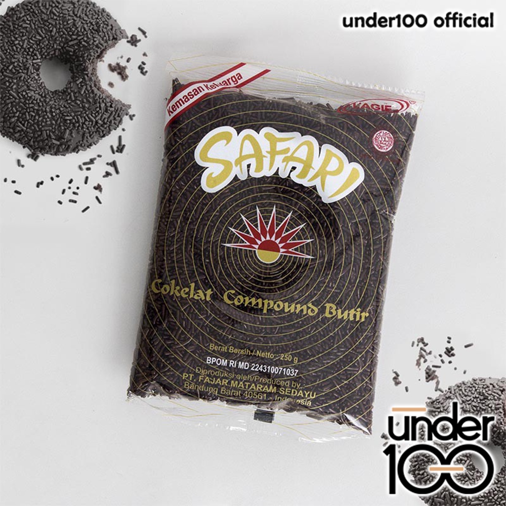 ❤ Under100 ❤ L'AGIE Safari Messes Cokelat Compouns Butir | Meses Warna Warni Aneka Warna | 100g 250g | BPOM