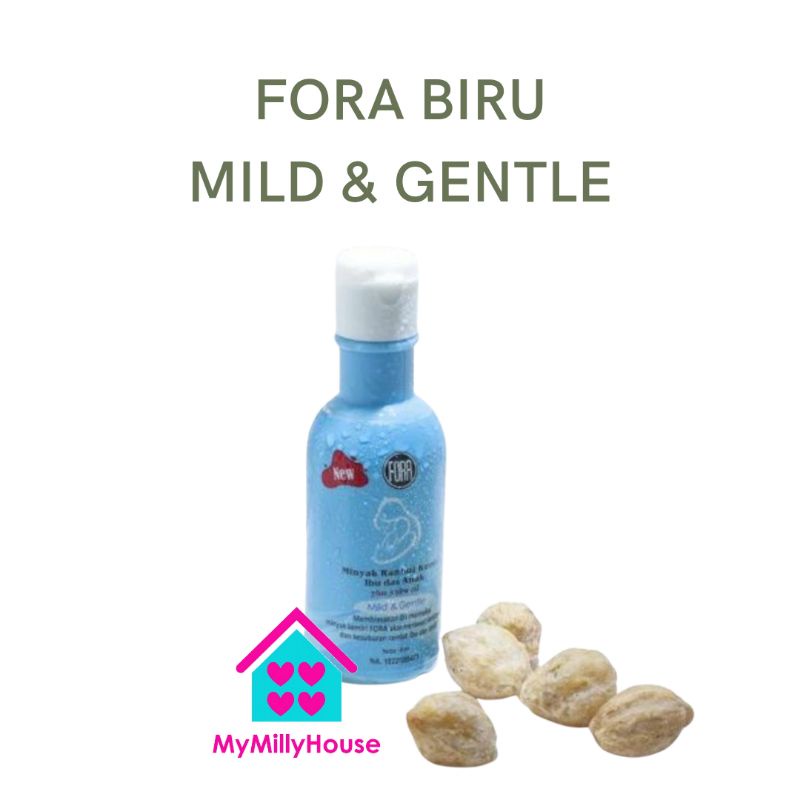 FORA NATURE Minyak Kemiri Penyubur Rambut Alis Ibu dan Bayi dengan Jojoba Oil