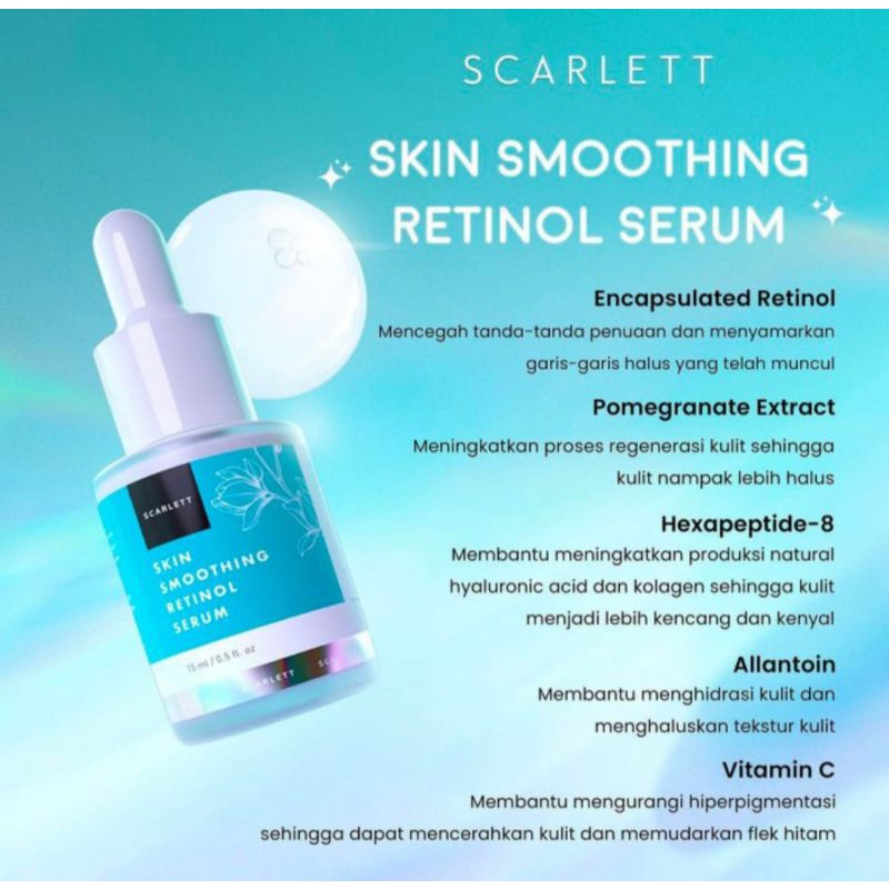 Scarlett serum acne/brightening/glowtening