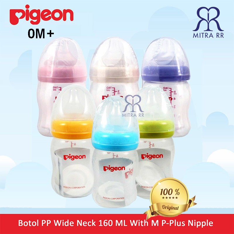 Pigeon Botol Wide Neck SofTouch Peristaltic Plus 160ml / 240ml – Pigeon Botol Susu Satuan