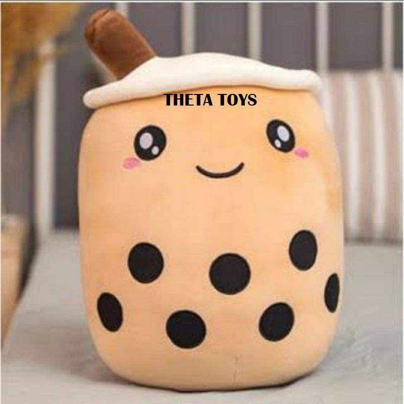 BONEKA BOBA UKURAN JUMBO MAINAN ANAK CEWE BONEKA BOBA BUBBLE MILK TEA BROWN SUGAR BONEKA HADIAH BONE