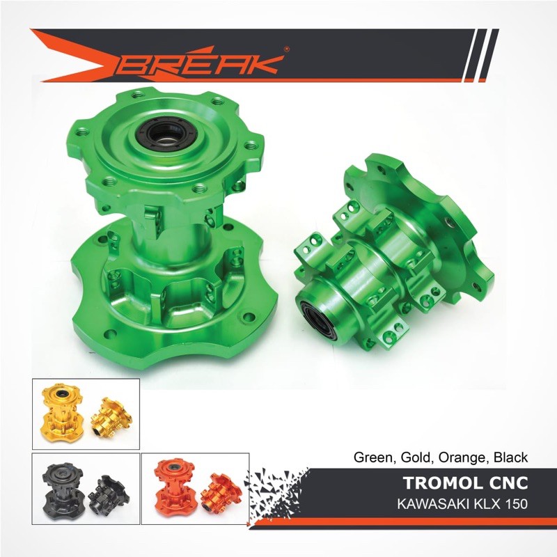 TROMOL KLX 150 (SET) MERK X BREAK FULL CNC WARNA