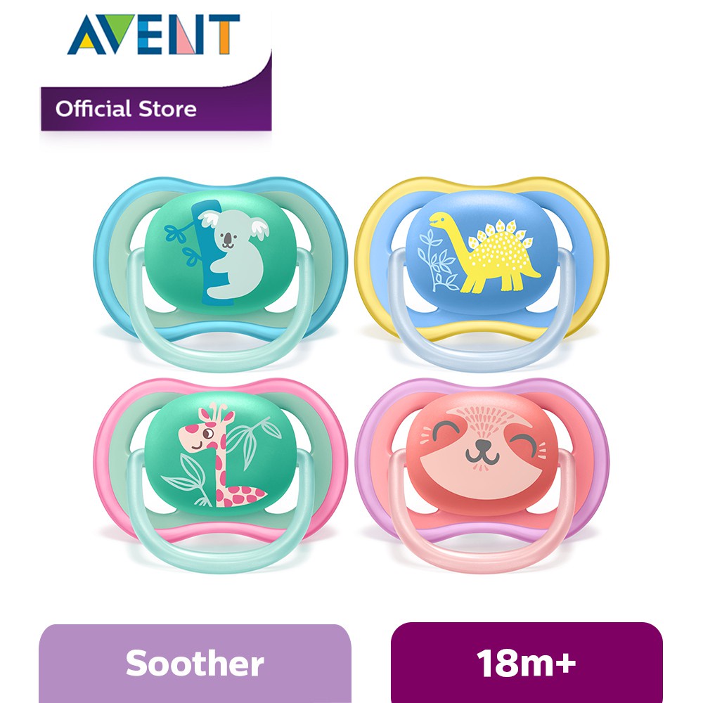 Philips Avent Soother Air Deco 18m+ SCF349/10 / Dot Bayi Isi 2pcs/pack 18m+ (Tersedia varian karakter)