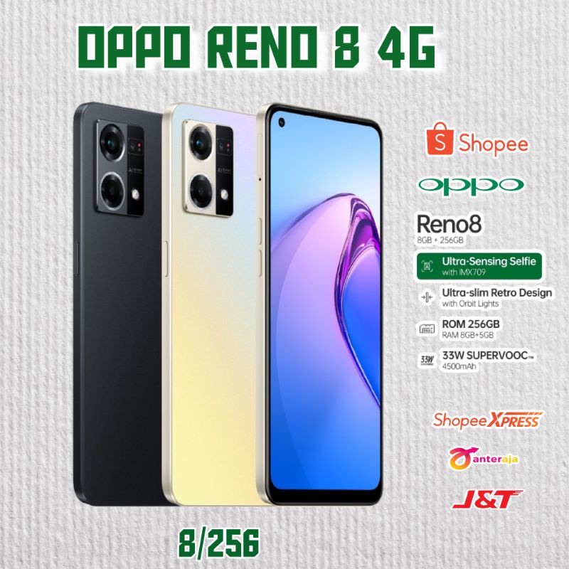 OPPO RENO 8 4G RAM 8GB+256GB GARANSI RESMI