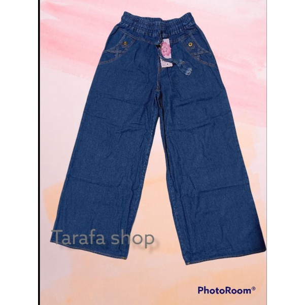 KULOT JEANS ANAK TANGGUNG USIA 8-12 TAHUN/KULOT JEANS ANAK PEREMPUAN TERBARU