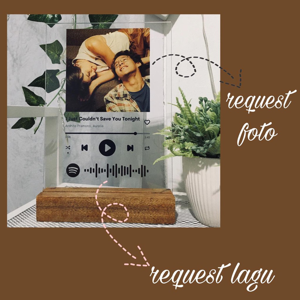 

Acrylic Custom Spotify A5