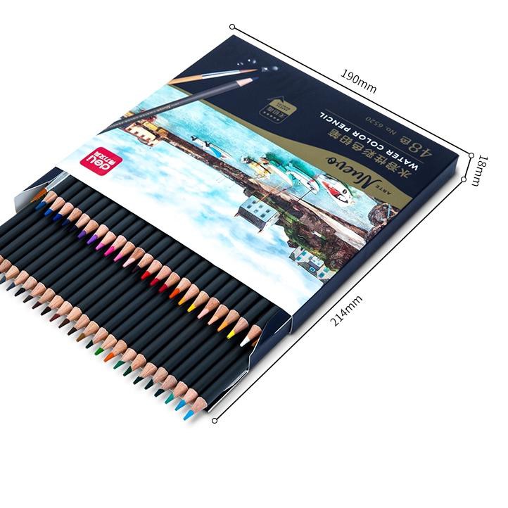 

Terbaik Deli pensil warna 24/36/48C watercolor dengan kuas non-toxic, dapat dicuci dan teknologi hyb