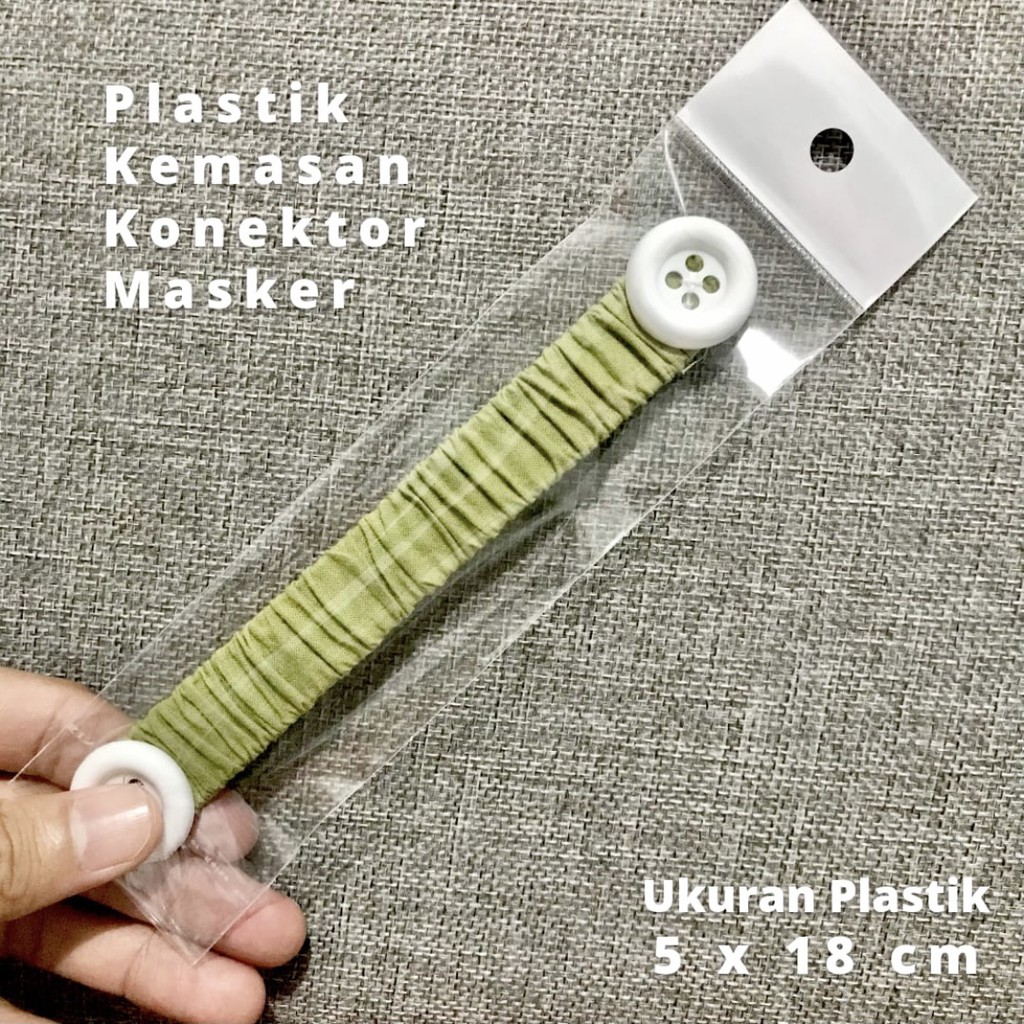 PLASTIK KEMASAN MASKER KONEKTOR STRAP 33 30 MICRON ISI 100 LEMBAR KALSEL BANJARMASIN | RUMIFY