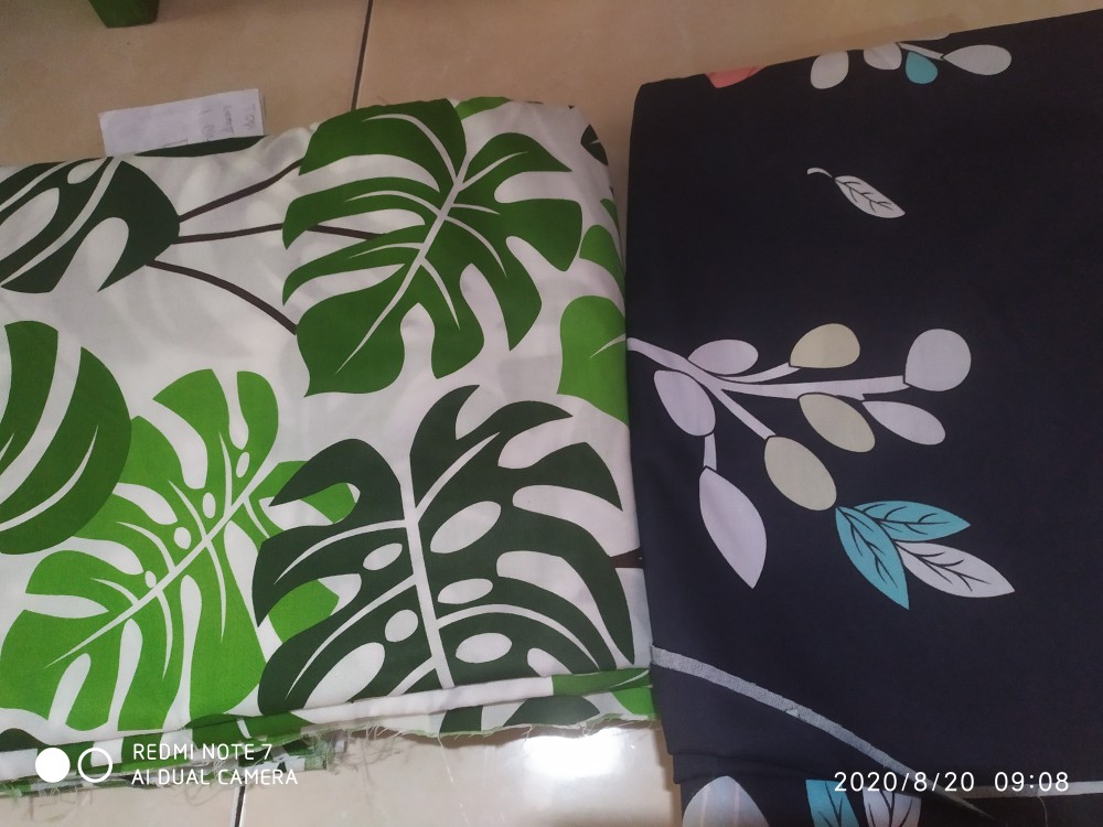 Kain Sprei Daun² Murah Motif Thalia