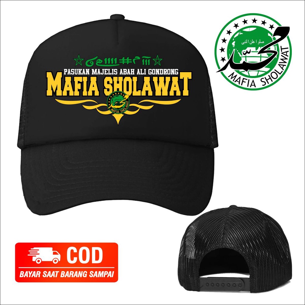 Topi Mafia Sholawat - Topi Trucker Original - Topi Distro Bandung - Topi Dakwah - Topi Distro