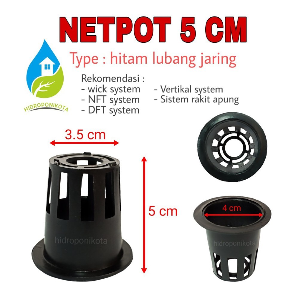 MURAH - netpot hidroponik - netpot 5 cm - netpot 6 cm - netpot 7 cm - netpot multi