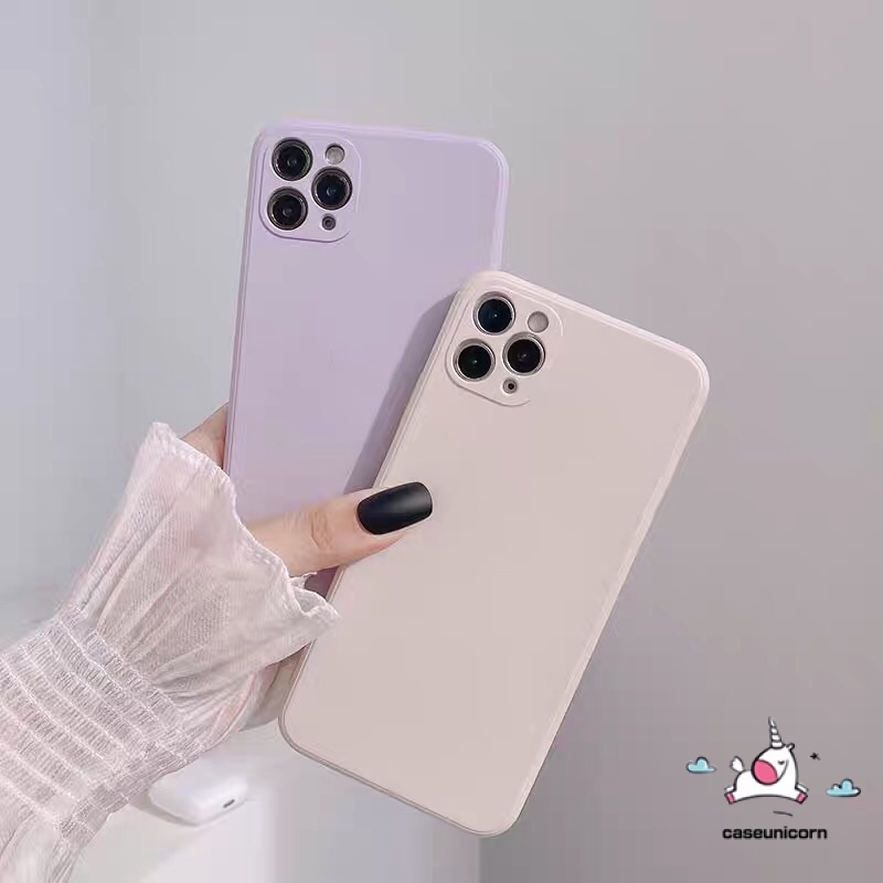 Soft Case TPU Warna Polos Untuk Realme C35 C12 C31 C15 C11 5 5s 5i 6i C3 7i C17 7 6 6s Realme Narzo 20 Pro