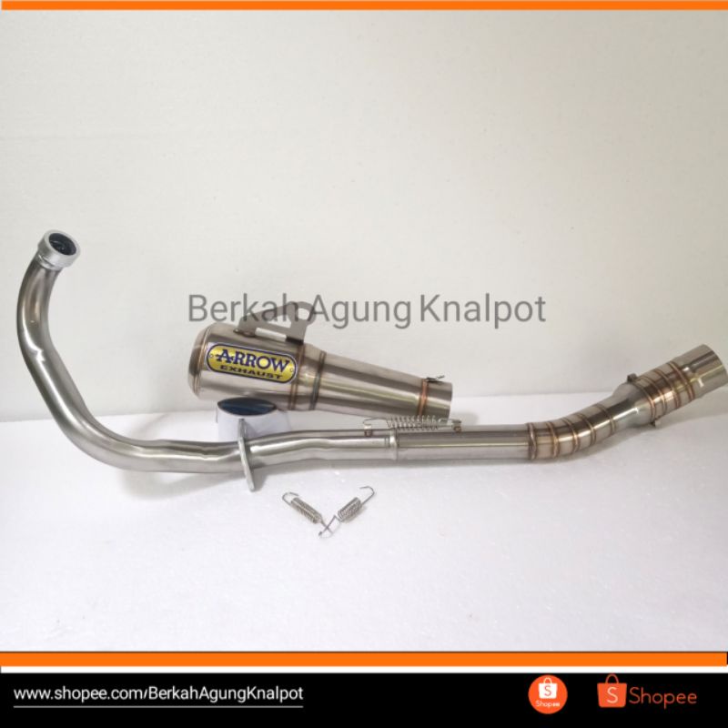 Knalpot racing Arrow R15/Jupiter mx/Vixion/Satria fu/Cbr/Tiger/Megapro/Sonic150