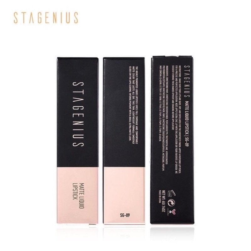 Stagenius SG09 Lipstick Matte dengan 9 Pilihan Warna