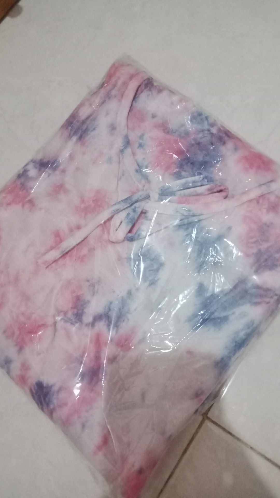 One Set Tiedye Batik Jumputan Leher Bertali Terlaris Batik Pekalongan