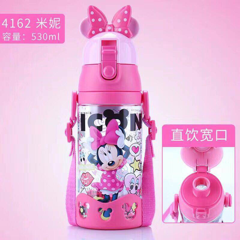 Disney ORIGINAL botol minum air teguk dgn tali panjang BPA FREE 4162/4266