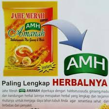 

Minuman Jahe Merah Super Amanah Herbal 100% Original Jahe Instan AMH Jahe Bubuk Sachet - SAHENG RAYA