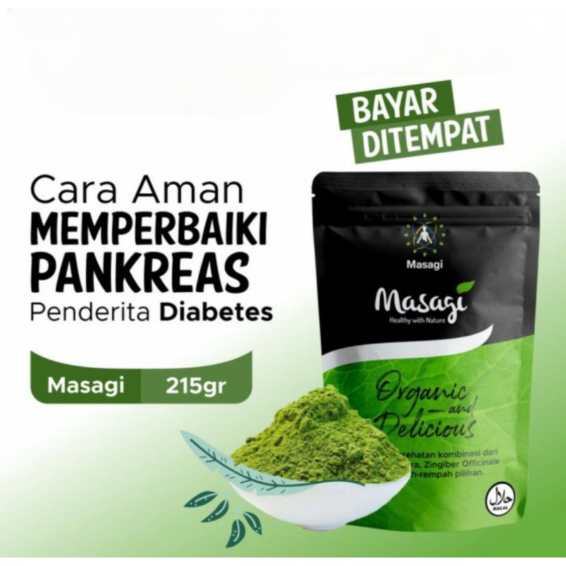 

MASAGI 215gr - Obat Diabetes ampuh Perbaikan Pangkreas Gula Darah Stabil & normal Herbal Diabetes