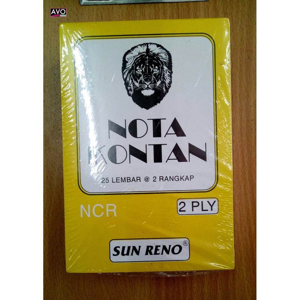 

Jual nota kontan 2 ply Murah