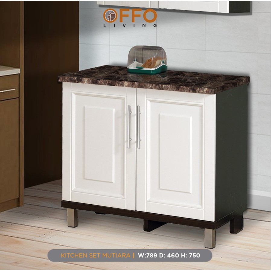 Offo Living - Kitchen Set Rak Bawah 2 Pintu KBD010880I