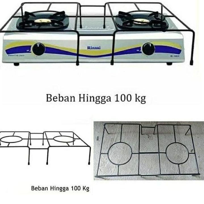 QID TUNGKU KOMPOR RINNAI JUMBO/ Behel Rangka Kompor Rinai JUMBO Ukuran P76 L46 T21✫ (Seller)Terupdat