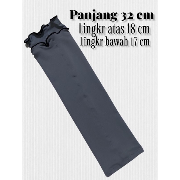 Manset Tangan Curly Handsock Curly line hitam