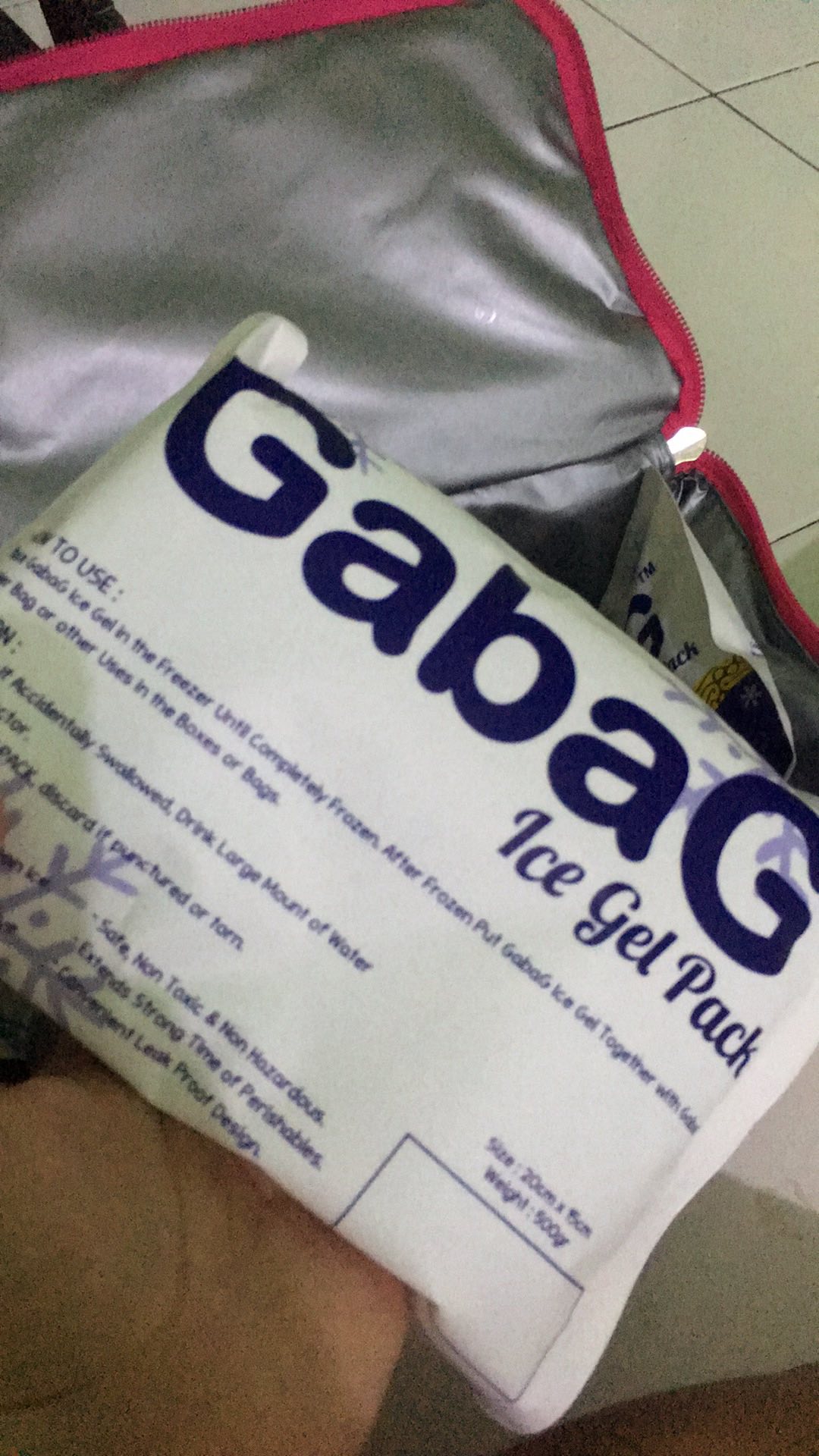 *terlaris* Gabag Ice Gel Mini / Gabag Kids Ice Cream / Burger 200gr 200 Gr