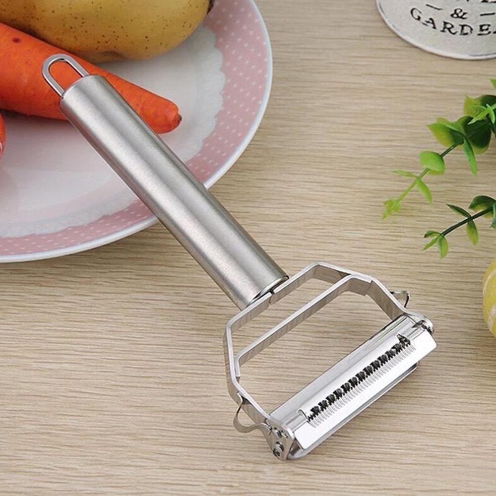 Pengupas Nanas Timun Rumah Tangga Double Planing Kitchen Gadget Potato Slicer