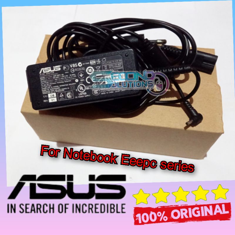 Charger Cas Adaptor Notebook Netbook ASUS eeePC all series 1015 1215 1016 ORIGINAL 19V 1.58A 2.1A