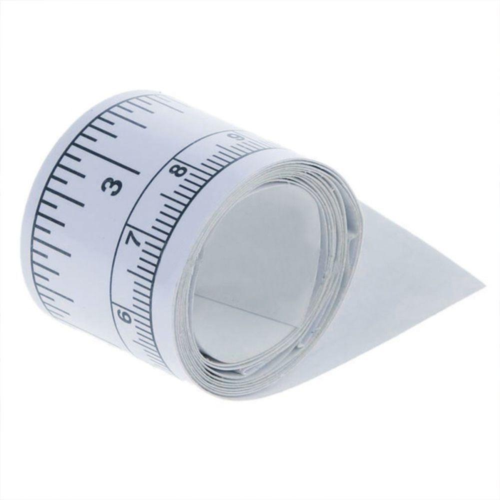 【 ELEGANT 】 Ruler Stickers New Silver Vinyl Sewing|Measure
